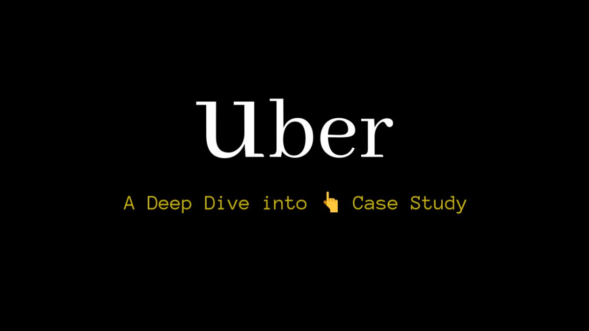 Uber Case Study